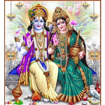 Zdęcie Laxmi - Lakszmi + Narayan Obfitość + Opieka 15 x 20 cm